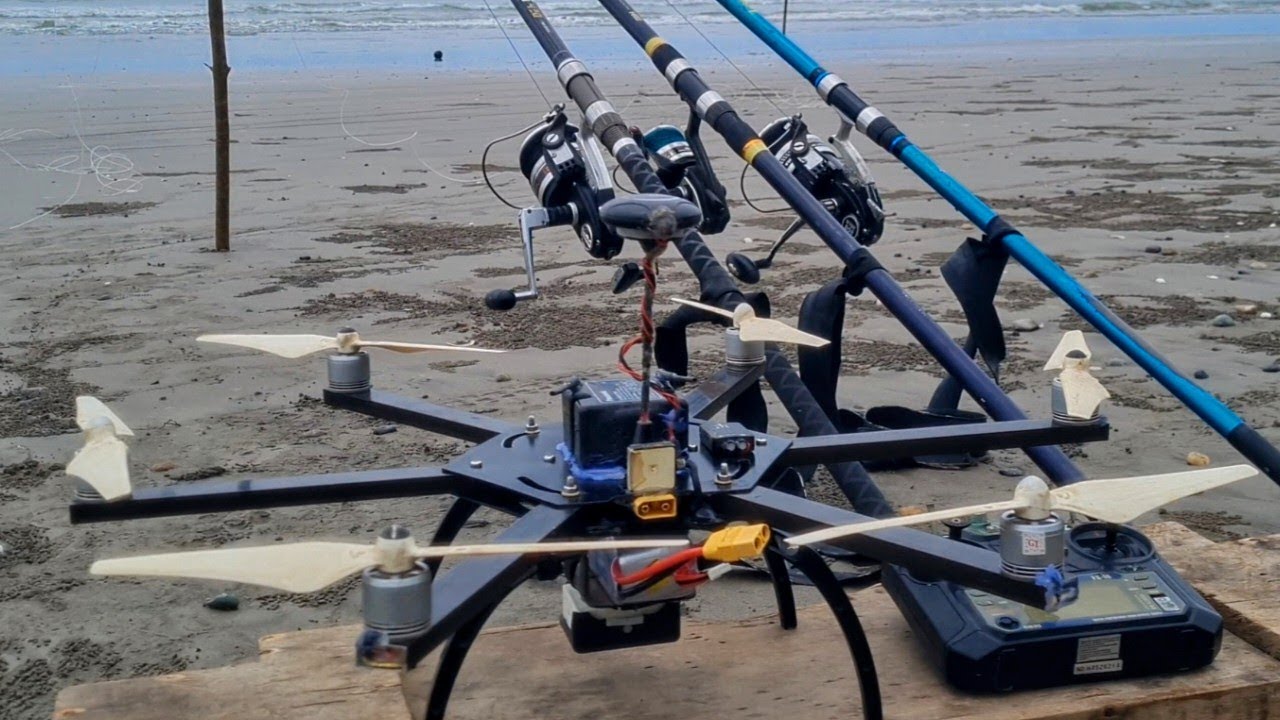 mancing pasiran drone fishing | strike kakap batu