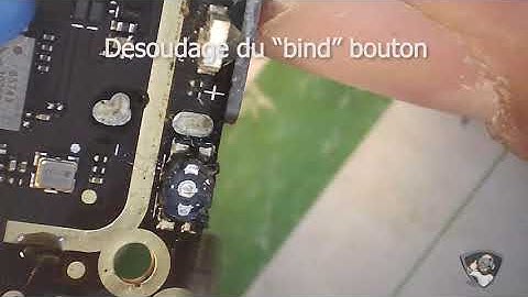 Caddx Vista Bind button replacement
