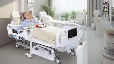 Overbed Table,Over The Bed Table with Hidden Wheels&Cup Holder,Adjustable Bedside Table