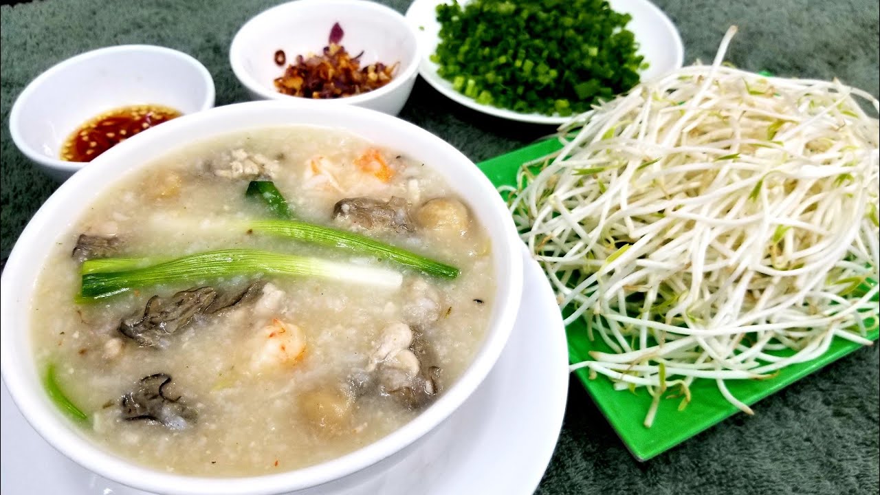 Hướng dẫn Cách nấu cháo hàu ngon – Cháo Hàu nấu theo cách này thì ngon tuyệt / seafood porridge .
