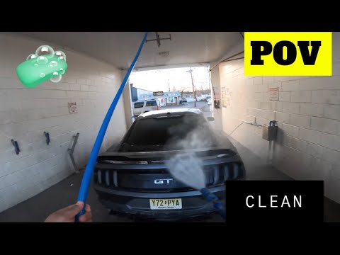 POV Driving and washing my Mustang GT - YouTube