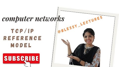 TCP/IP Reference model in Computer Network in BTech JNTUK/JNTUGV