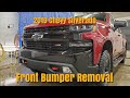 Front Bumper Removal 2019 Chevy Silverado