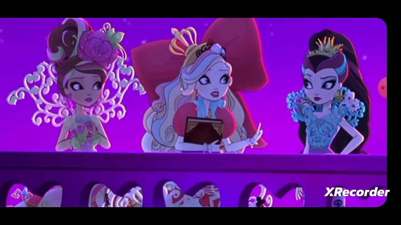 Ever After High W Krainie Czarów Raven, Apple i Briar niszczą księge legend - Ever After High W Krainie