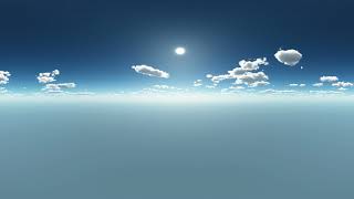 360 clouds timelapse from sunrise to sunset in virtual reality 360 degree video