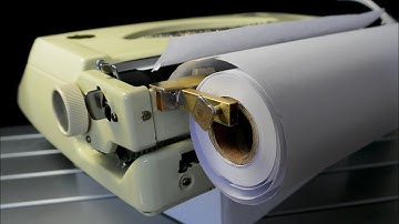 Typewriter Video Series - Episode 85: Integral Paper Rolls