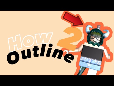How To Outline Yoyr Roblox Character Etc Outlining Tutorial Youtube - cartoony head outline roblox