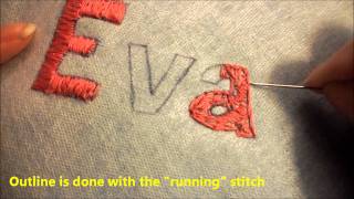 Show you basics on how to do a simple hand embroidery towel/spa wrap
material using fill, run and satin stitches. by request of danielle.
check out her yo...