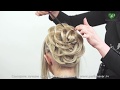 Прическа в форме розы Hair-made rose. парикмахер тв parikmaxer tv