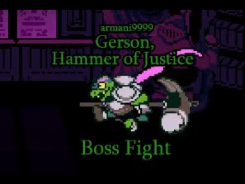 Deltarune CHAPTER 4 - Gerson (BOSS FIGHT) - YouTube