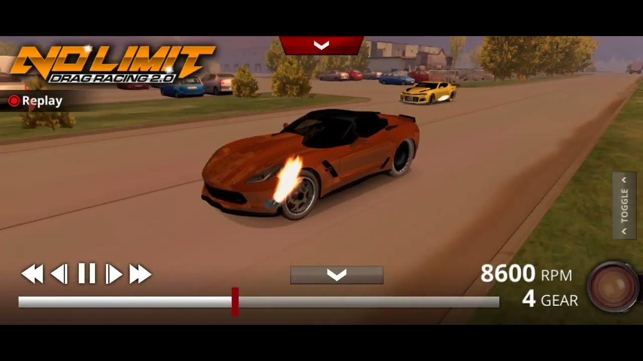 No limit drag racing 2.0 tune Fastest Corvette on 28s vs Camaro on big