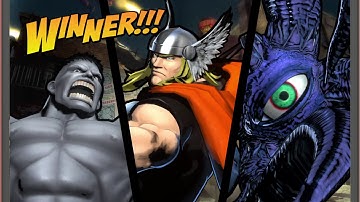 ULTIMATE MARVEL VS. CAPCOM 3 Hulk,Shuma-Gorath,Thor Gameplay Request