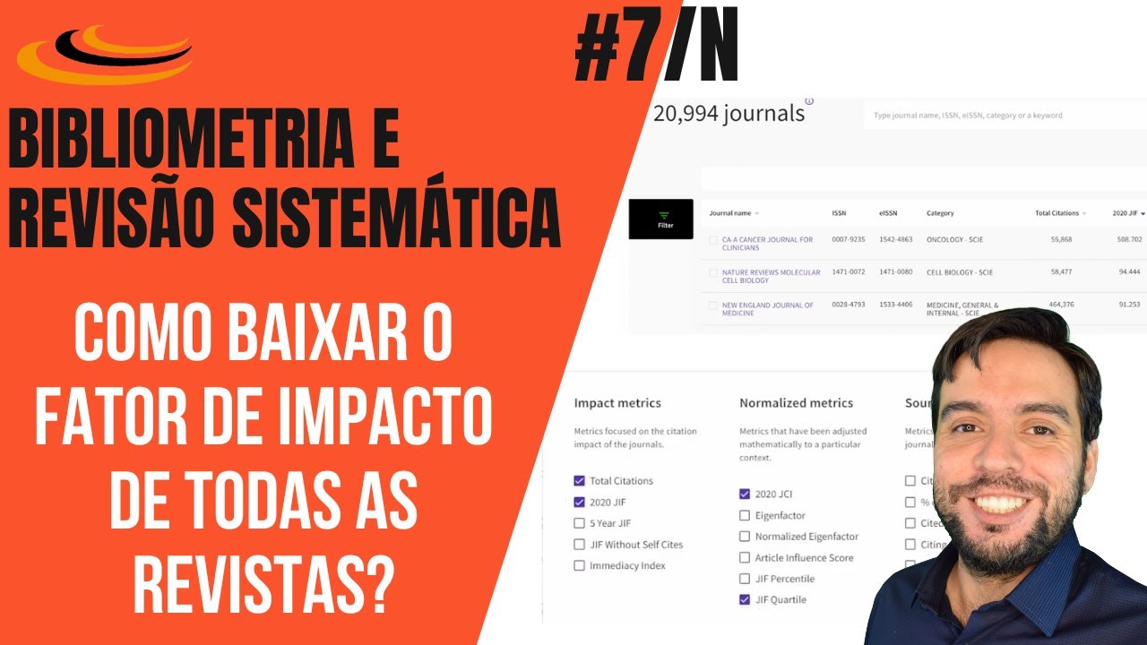 Como baixar o fator de impacto das revistas acadêmicas (download JCR de journals) ? [Detalhado Como baixar o fator de impacto das revistas acadêmicas (download JCR de journals) ? [Detalhado