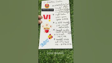 All Vi Free Data 🤩🤩🤩 #azarchannel #vi #data