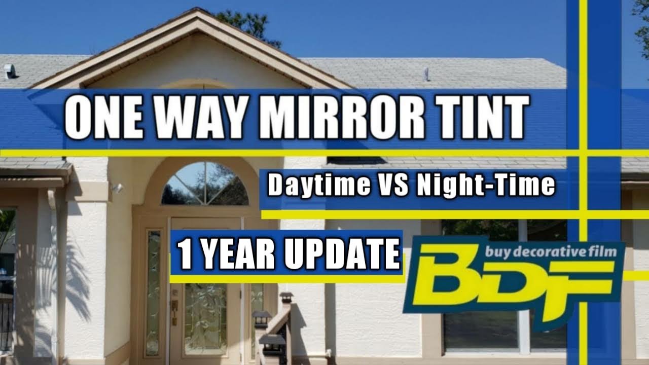  New  ONE-WAY MIRROR TINT Privacy 24/7 1 YEAR UPDATE