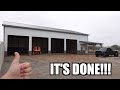 BUILDING MY DREAM SHOP!! EPISODE 4: THE OUTSIDE IS DONE!!!