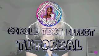 Videostar Circle Text Effect Tutorial - Editsbm