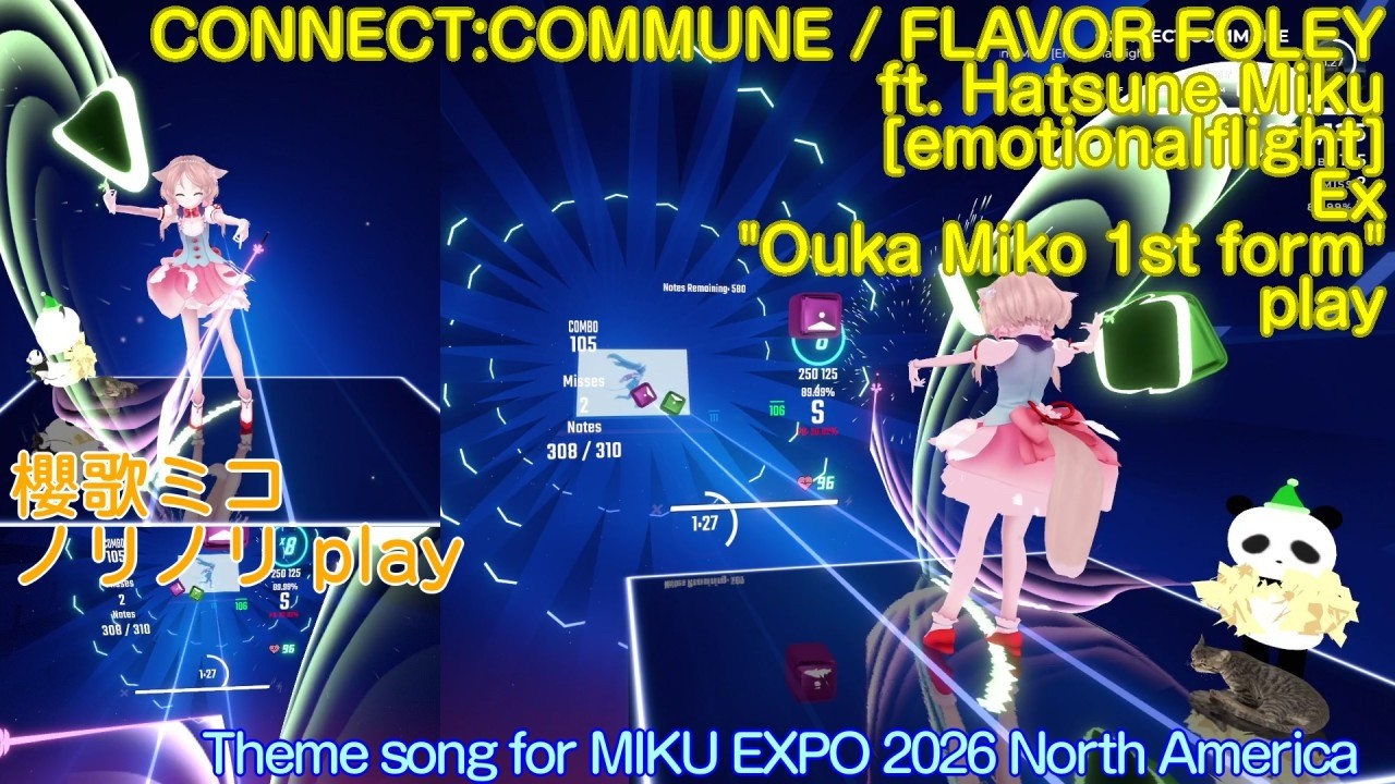 [BeatSaber] CONNECT:COMMUNE / FLAVOR FOLEY ft. Hatsune Miku [mapped by ...