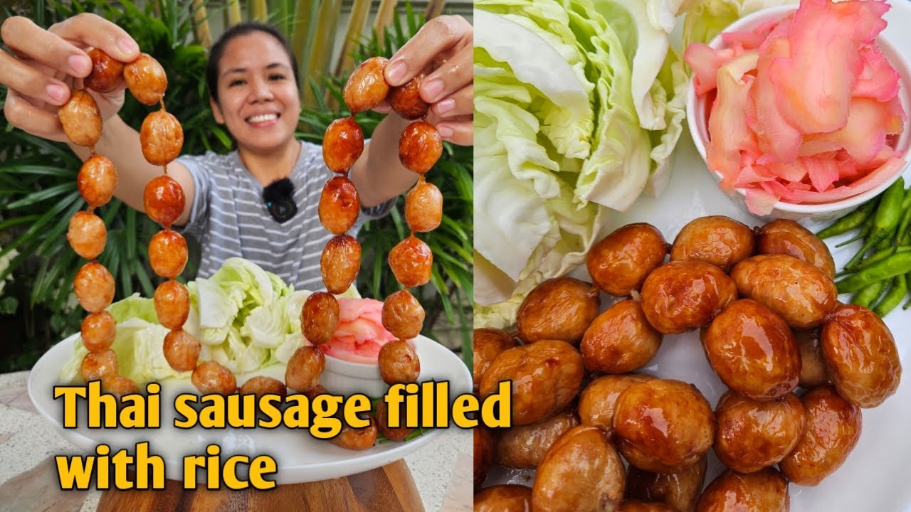 Thailand Longganisa may palaman na kanin