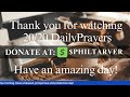 2020 Daily Prayers Testimony Tuesday Edition