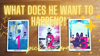WHAT DO THEY WANT TO HAPPEN? Future of this connection! PICK A CARD Love Tarot