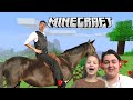 Minecraft: Horses Vs Zombies W/ My Daughter