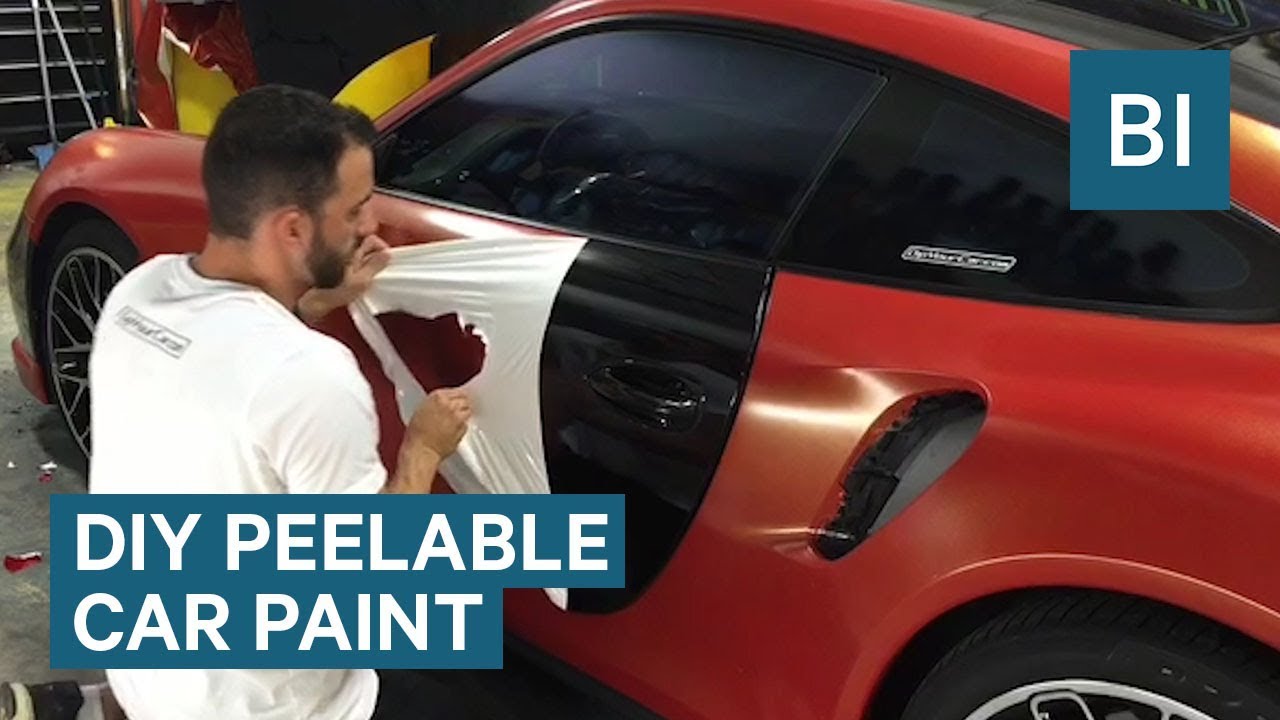 Peelable Paint Is The Easiest Way To Change The Color Of Your Car - YouTube