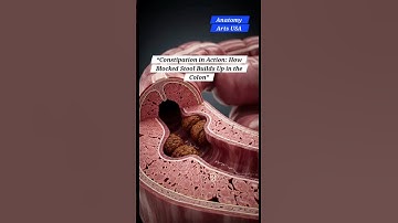 Constipation in Action How Blocked Stool Builds Up in the Colon | Gut Health| Anatomy Arts USA