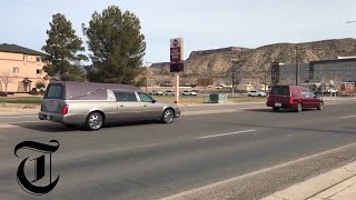 Funeral procession heads to cemetery for 7 victims of rural Utah murder-suicide