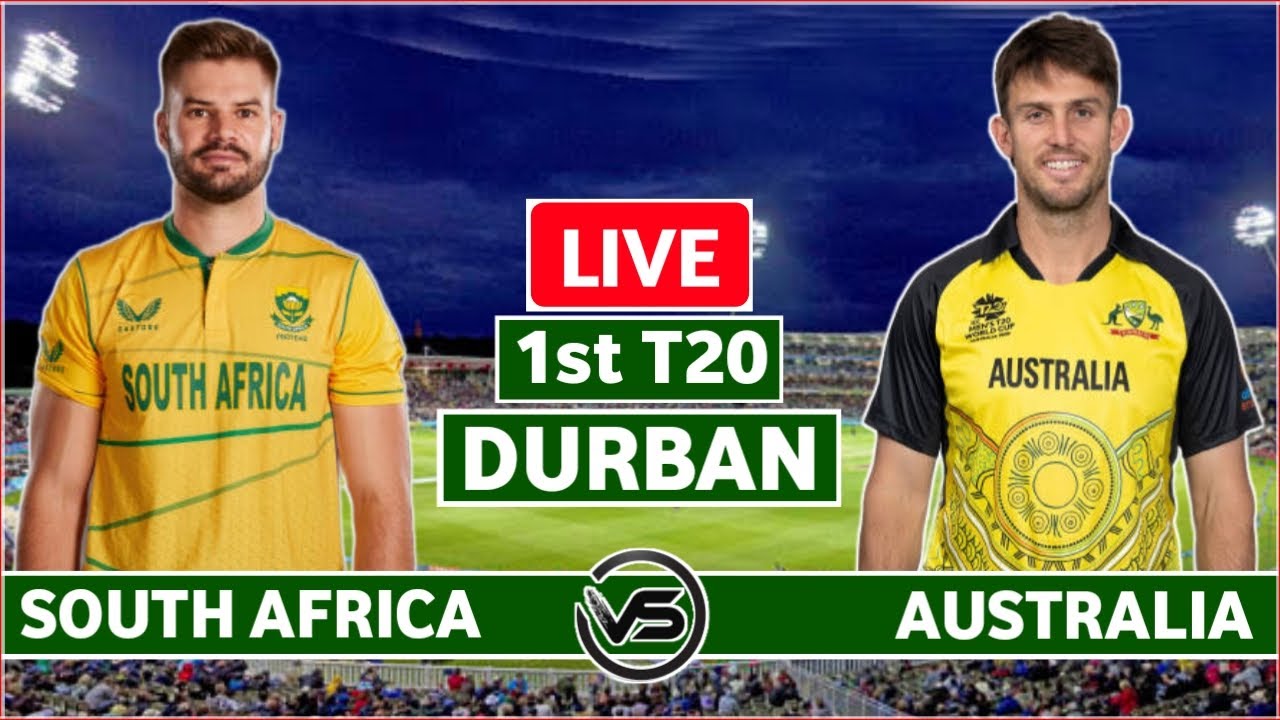 South Africa vs Australia 1st T20 Live Scores SA vs AUS 1st T20 Live Scores and Commentary