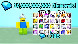 I Spent 10 Billion Diamonds And Bought These Pets In Pet Simulator 99!