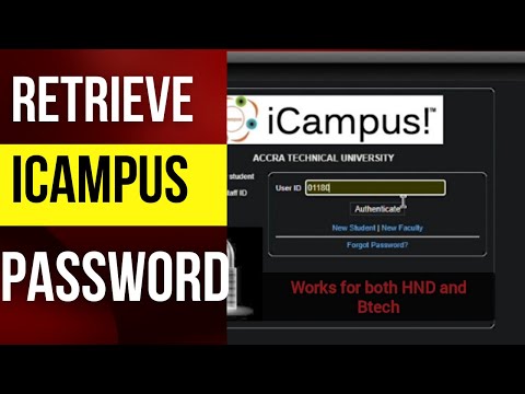 How to retrieve forgotten icampus password? || Forgot Password? - icampus solution