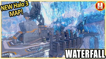 WATERFALL Map | NEW Halo 3 Map | Season 6 Halo Master Chief Collection