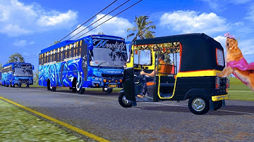 Auto rickshaw Mod In Bus Simulator Indonesia - Rickshaw Games - Auto Games - Tuk Tuk Auto Rickshaw