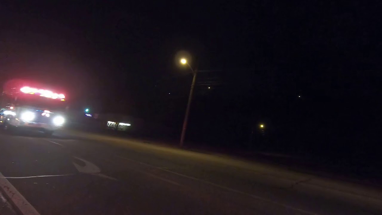 294 Engine responding to working structure fire - YouTube