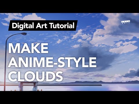 Making Anime-Style Sky and Clouds | Digital Art Tutorial