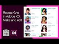 Repeat Grid in Adobe XD: Make and edit
