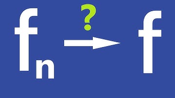 Pointwise and Uniform Convergence