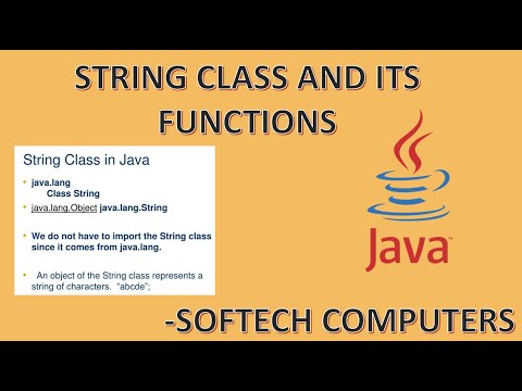 Java : All about String Class and its Functions #java