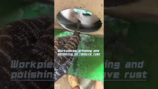 Workpieces grinding and polishing to remove rust #grinding #polishingmachine #sanding #brushing