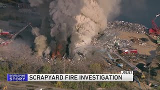 Investigation into cause of Joliet scrapyard fire continues