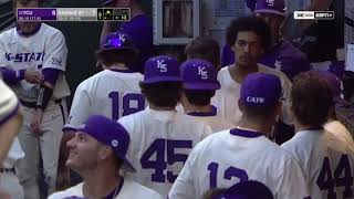 Kansas State's wild 9th inning comeback vs. #12 TCU - 9 hitters, 7 hits, 7 runs