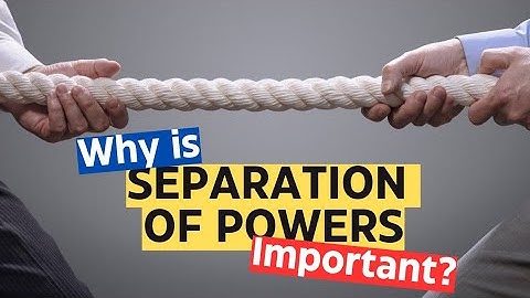 Why is Separation of Powers Important? #separationofpowers #constitutionallaw #SOP