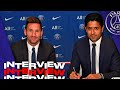 🎙️ INTERVIEW | President Nasser Al-Khelaïfi & Leo Messi  🔴🔵