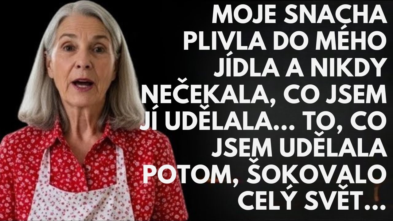 „Plivla jsi do jídla mé matky?" zeptal se můj syn Roberta hlasem, který se třásl. Než Sierra stihla odpovědět, viděla jsem v jejích očích všechno – paniku, vztek, ale hlavně tu krutost, se kterou...