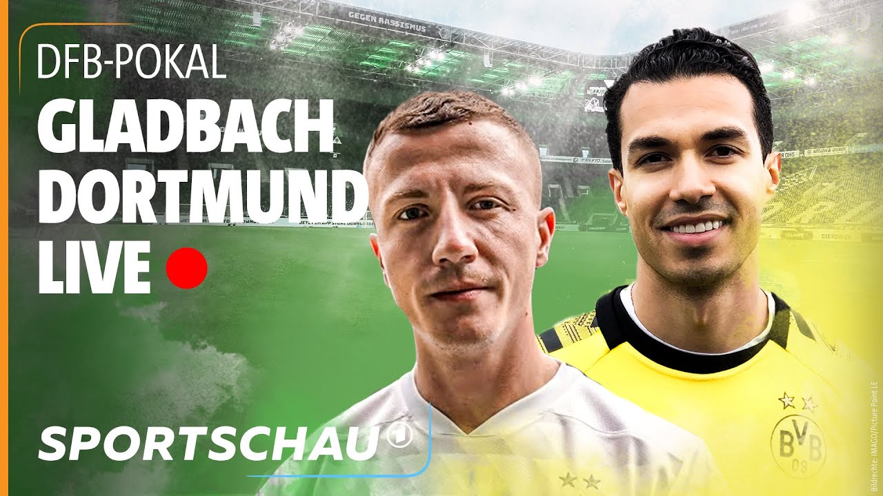 DFB-Pokal relive Mönchengladbach gegen Dortmund mit FeelFifa und Strikers Sportschau