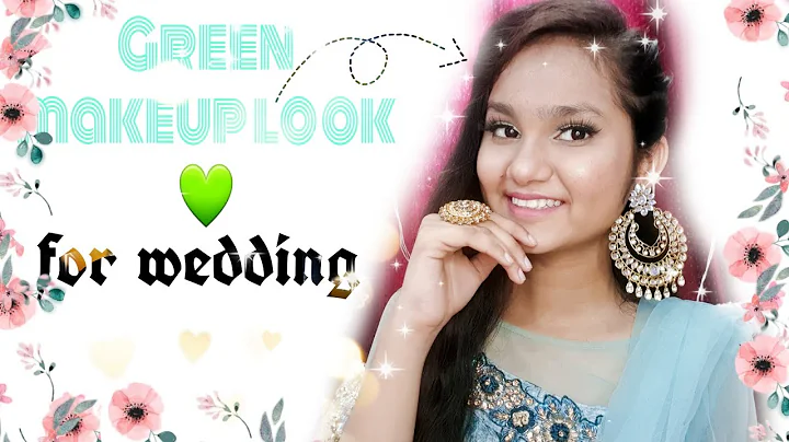 GREEN MAKEUP LOOK || FOR WEDDING || Shidra Parveen#youtube #makeuplooktutor...  #like #subscribe