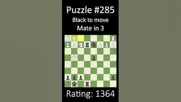 Daily Chess Puzzle no.285 #shorts
