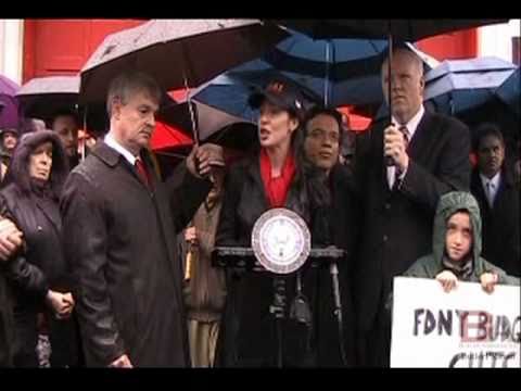 NYC Firefighters and Elected Leaders Hold Bronx Pr...