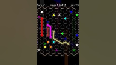 How To Solve Flow Free Hexes Premium 14x14 Mania Level 28 Board Walk Through Solution Walkthrough